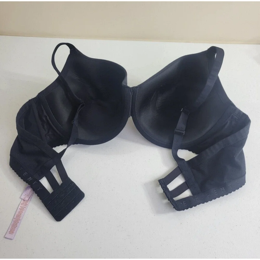Savage X Fenty Black Full Coverage Adjustable Underwire T-Shirt Bra Size‎ 46DDD